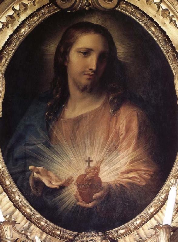 Pompeo Batoni Sacred Heart of Jesus oil painting image